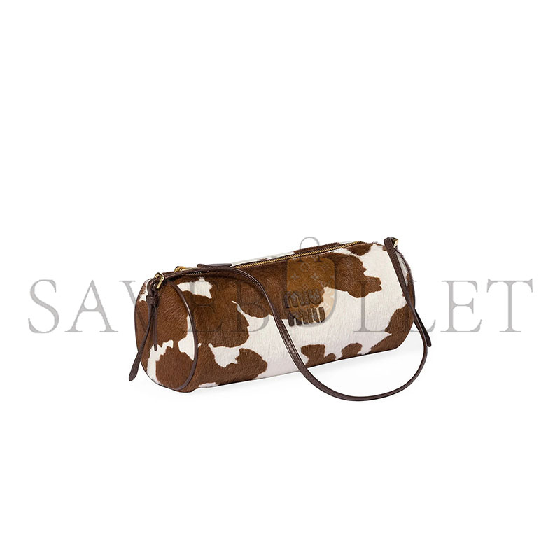 MIU MIU PRINTED LEATHER POUCH 5NE851 (22*9*9cm)